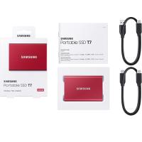 Samsung T7 500GB Usb3.2 Gen 2 Type-C Kırmızı