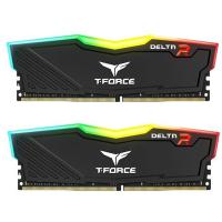 16 GB DDR4 3200 Mhz T-FORCE DELTA RGB BLACK 8GBx2 TEAM TF3D416G3200HC16CDC01