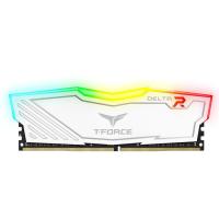 16 GB DDR4 3200 Mhz T-FORCE DELTA RGB WHITE 16GBx1  TF4D416G3200HC16F01