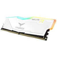16 GB DDR4 3200 Mhz T-FORCE DELTA RGB WHITE 16GBx1  TF4D416G3200HC16F01