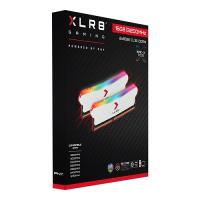 PNY XLR8 Gaming EPIC-X RGB White 16GB (2x8GB) 3200MHz CL16 DDR4 Gaming Ram (MD16GK2D4320016XWRGB)