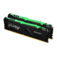 16 GB (2X8GB) DDR4 3600 KINGSTON FURY BEAST CL17 KF436C17BBAK2/16 DT RGB