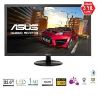 23.6" ASUS LED VP247T 1ms DVI Multimedya Monitör Siyah Vesa 1920x1080