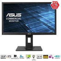 ASUS 23.8" IPS BE249QLB 5MS 60Hz DVI-DP (1920 X 1080) Pivot Kurumsal Monitör Siyah