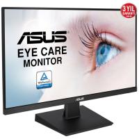 23.8 ASUS VA24EHE IPS 5MS 75MHZ 1XVGA 1XHDMI 1XDVI FHD 1920X1080 EYE CARE FLICKER-FREE DÜŞÜK MAVİ IŞIK ÇERÇEVESİZ VESA