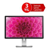 23.8" DELL IPS P2415Q 6ms 60Hz HDMI,MHL 2x DisplayPort,1x mini DP Kulaklık Çıkışı Pivot Monitör Siyah Gümüş Vesa 3840x21