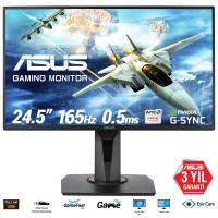24.5 ASUS VG258QR FHD 0.5MS 165 Hz HDMI DP GAMİNG FREESYNC VE G-SYNC UYUMLU PIVOT MM LED