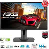 24'' ASUS LED MG248QR 1ms 144Hz DVI HDMI DisplayPort Multimedya Pivot Gaming Monitör Siyah Vesa 1920x1080