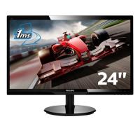 24" PHILIPS LED 246V5LHAB/01 1ms 60Hz HDMI Multimedya Monitör Siyah Vesa 1920x1080