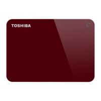 2TB ADVANCE 2.5 USB3.0 TOSHIBA HDTC920ER3AA KIRMIZI (Parola Koruma, Otomatik Yedekleme)