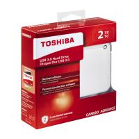 2TB ADVANCE 2.5 USB3.0 TOSHIBA HDTC920EW3AA BEYAZ (Parola Koruma, Otomatik Yedekleme)