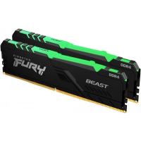 32 GB 16X2 DDR4 3600 KINGSTON C18 KF436C18BBAK2/32 RGB FURY BEAST