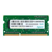 4 GB DDR3 1600Mhz SODIMM APACER 1.35V NOTEBOOK RAM DV.04G2K.KAM