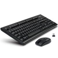 A4 Tech 4100N Q Multimedya Klavye Mouse Set Siyah