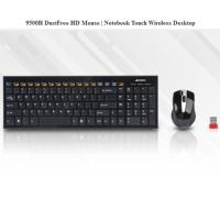 A4 Tech 9500F Q Kablosuz MM vTrack Mouse Set Siyah