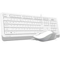 A4 Tech F1010 MM Klavye Mouse Set Beyaz USB