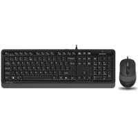 A4 Tech F1010 MM Klavye Mouse Set Gri USB