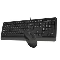 A4-Tech F1010 Gri USB Klavye Mouse Set - MM