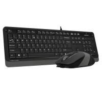A4-Tech F1010 Gri USB Klavye Mouse Set - MM
