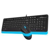 A4-Tech F1010 Mavi USB Klavye Mouse Set - MM