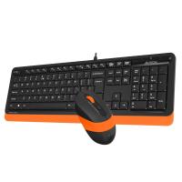 A4-Tech F1010 Turuncu USB Klavye Mouse Set - MM