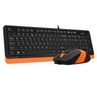 A4-Tech F1010 Turuncu USB Klavye Mouse Set - MM
