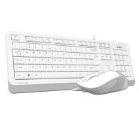 A4-Tech F1010 Beyaz USB Klavye Mouse Set - MM
