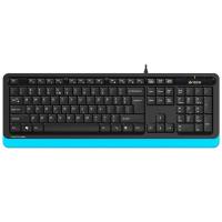 A4 TECH FK10 USB Q Trk Siyah/Mavi Multimedya Klavye