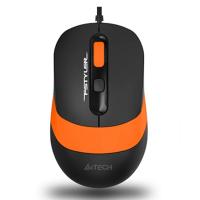 A4 TECH FM10 USB 1600dpi Optic Siyah/Turuncu Mouse