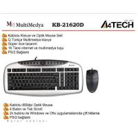 A4 Tech KB-21620D Klavye Mouse Set / Siyah / USB