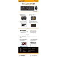A4-Tech KM-72620D USB Standart Türkçe Q Klavye/Mouse Set