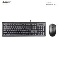 A4 TECH KR-9276 USB Q Trk Optic Mouse Suya Dayanıklı Siyah Multimedya Klavye - Mouse Set