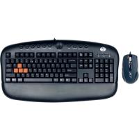 A4 TECH Q USB KX-2810BK Trk Multimedia Klavye Optic Mouse Siyah Oyuncu