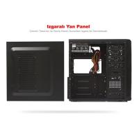 AEROCOOL 500W CS1101-500 STANDART MID-TOWER KASA Siyah