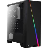 AEROCOOL Atx Kasa 500W 80+ Gaming Cylon RGB AE-CYLN ATX PC Kasası Akrilik Panel Siyah