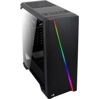 AEROCOOL Atx Kasa 500W 80+ Gaming Cylon RGB AE-CYLN ATX PC Kasası Akrilik Panel Siyah