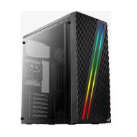 AEROCOOL POWERSIZ STREAK RGB AE-STRK GAMING MID-TOWER KASA SİYAH