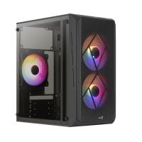 AEROCOOL CS-107 Gaming  Micro ATX/Mini ITX Siyah PC Kasası Powersız