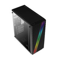 AEROCOOL POWERSIZ STREAK RGB AE-STRK GAMING MID-TOWER KASA SİYAH
