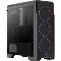 AEROCOOL POWERSIZ Ore Saturn 4 x 12cm FRGB Fan Mid Tower Kasa