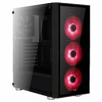 Aerocool Quartz Red 750W  Mid Tower Kasa Siyah