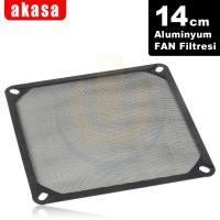 Akasa 14cm Full Aluminyum Temizlenebilir Siyah Fan Filtresi AK-GRM140-AL01-BK