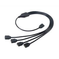 AKASA AK-CBLD04-50BK RGB LED Çoğaltma ve Uzatma Kablosu