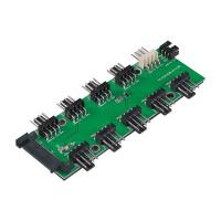 AKASA AK-CBFA09-50BK Flexa FP10H 10 Fan PWM Çoğaltıcı HUB Kablo
