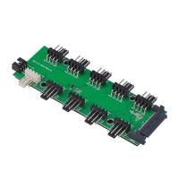 AKASA AK-CBFA09-50BK Flexa FP10H 10 Fan PWM Çoğaltıcı HUB Kablo
