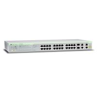 ALLIED TELESIS 24port Full PoE AT-FS750/28PS-50 10/100 2x SFP Layer2 Yönetilebilir Switch 193w RackMount