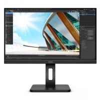AOC 27P2C 27" 4ms, 75Hz, Full HD, IPS Panel, HDMI, DP, USB-C, Pivot, Dahili Hoparlör Monitör
