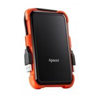 Apacer AC630 Siyah-Turuncu 2 TB Askeri Sınıf Darbeye Dayanıklı 2.5" USB 3.1 Taşınabilir Harddisk (AP2TBAC630T-1)