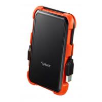 Apacer AC630 Siyah-Turuncu 2 TB Askeri Sınıf Darbeye Dayanıklı 2.5" USB 3.1 Taşınabilir Harddisk (AP2TBAC630T-1)