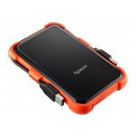 Apacer AC630 Siyah-Turuncu 2 TB Askeri Sınıf Darbeye Dayanıklı 2.5" USB 3.1 Taşınabilir Harddisk (AP2TBAC630T-1)